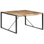 Mesa de comedor madera de mango rugosa 140x140x75 cm de vidaXL, Mesas de cocina y de comedor - Ref: Foro24-321572, Precio: 26...