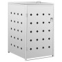 Cobertizo contenedor de basura individual acero inoxidable 240L de vidaXL, Soportes para contenedores de residuos - Ref: Foro...