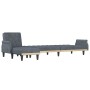 Sofá cama en forma de L terciopelo gris oscuro 271x140x70 cm de vidaXL, Sofás - Ref: Foro24-3157277, Precio: 453,24 €, Descue...