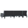 Sofá cama en forma de L terciopelo gris oscuro 271x140x70 cm de vidaXL, Sofás - Ref: Foro24-3157277, Precio: 453,24 €, Descue...