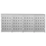 Cobertizo contenedor de basura cuádruple acero inoxidable 240L de vidaXL, Soportes para contenedores de residuos - Ref: Foro2...
