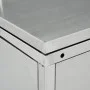 Cobertizo para 3 contenedores de basura acero inoxidable 240 L de vidaXL, Soportes para contenedores de residuos - Ref: Foro2...