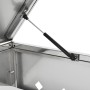Cobertizo para 3 contenedores de basura acero inoxidable 240 L de vidaXL, Soportes para contenedores de residuos - Ref: Foro2...