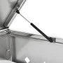 Cobertizo para 3 contenedores de basura acero inoxidable 240 L de vidaXL, Soportes para contenedores de residuos - Ref: Foro2...