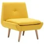 Yellow fabric upholstered armchair by vidaXL, Armchairs - Ref: Foro24-246986, Price: 167,19 €, Discount: %