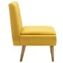 Gepolsterter Sessel mit gelbem Stoff von vidaXL, Sessel - Ref: Foro24-246986, Preis: 167,19 €, Rabatt: %