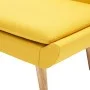 Gepolsterter Sessel mit gelbem Stoff von vidaXL, Sessel - Ref: Foro24-246986, Preis: 167,19 €, Rabatt: %