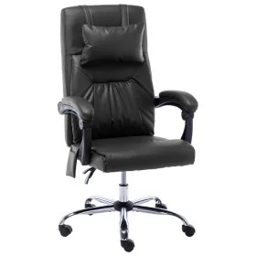 Black Faux Leather Massage Office Chair by vidaXL, Office chairs - Ref: Foro24-20292, Price: 163,23 €, Discount: %
