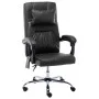 Silla de oficina de masaje de cuero sintético negra de vidaXL, Sillas de oficina - Ref: Foro24-20292, Precio: 163,23 €, Descu...