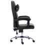 Silla de oficina de masaje de cuero sintético negra de vidaXL, Sillas de oficina - Ref: Foro24-20292, Precio: 165,89 €, Descu...