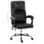 Silla de oficina de masaje de cuero sintético negra de vidaXL, Sillas de oficina - Ref: Foro24-20292, Precio: 163,23 €, Descu...