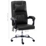Silla de oficina de masaje de cuero sintético negra de vidaXL, Sillas de oficina - Ref: Foro24-20292, Precio: 165,89 €, Descu...