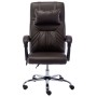 Silla de oficina de masaje de cuero sintético marrón de vidaXL, Sillas de oficina - Ref: Foro24-20293, Precio: 170,94 €, Desc...