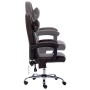 Silla de oficina de masaje de cuero sintético marrón de vidaXL, Sillas de oficina - Ref: Foro24-20293, Precio: 170,94 €, Desc...