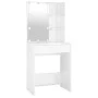 Dresser with LED lights and 2 glossy white plywood cabinets by vidaXL, Bedroom Dressers - Ref: Foro24-3082032, Price: 209,14 ...