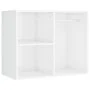 Dresser with LED lights and 2 glossy white plywood cabinets by vidaXL, Bedroom Dressers - Ref: Foro24-3082032, Price: 209,14 ...