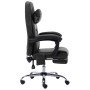 Silla de oficina de masaje de cuero sintético negra de vidaXL, Sillas de oficina - Ref: Foro24-20296, Precio: 215,13 €, Descu...