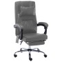 Silla de oficina de masaje de cuero sintético gris antracita de vidaXL, Sillas de oficina - Ref: Foro24-20298, Precio: 171,05...