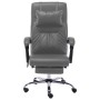 Silla de oficina de masaje de cuero sintético gris antracita de vidaXL, Sillas de oficina - Ref: Foro24-20298, Precio: 171,05...