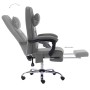 Silla de oficina de masaje de cuero sintético gris antracita de vidaXL, Sillas de oficina - Ref: Foro24-20298, Precio: 171,05...