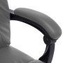 Silla de oficina de masaje de cuero sintético gris antracita de vidaXL, Sillas de oficina - Ref: Foro24-20298, Precio: 171,05...