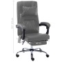 Silla de oficina de masaje de cuero sintético gris antracita de vidaXL, Sillas de oficina - Ref: Foro24-20298, Precio: 171,05...