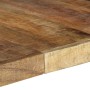 Mesa de comedor madera de mango rugosa 140x140x75 cm de vidaXL, Mesas de cocina y de comedor - Ref: Foro24-321575, Precio: 19...