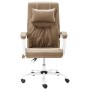 Silla de oficina de masaje de tela gris taupe de vidaXL, Sillas de oficina - Ref: Foro24-20316, Precio: 190,60 €, Descuento: %