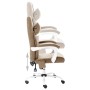 Silla de oficina de masaje de tela gris taupe de vidaXL, Sillas de oficina - Ref: Foro24-20316, Precio: 190,60 €, Descuento: %