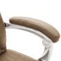Silla de oficina de masaje de tela gris taupe de vidaXL, Sillas de oficina - Ref: Foro24-20316, Precio: 190,60 €, Descuento: %