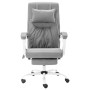 Silla de oficina de masaje de tela gris de vidaXL, Sillas de oficina - Ref: Foro24-20318, Precio: 187,84 €, Descuento: %