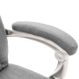 Silla de oficina de masaje de tela gris de vidaXL, Sillas de oficina - Ref: Foro24-20318, Precio: 187,84 €, Descuento: %