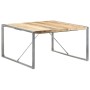 Mesa de comedor madera de mango rugosa 140x140x75 cm de vidaXL, Mesas de cocina y de comedor - Ref: Foro24-321575, Precio: 19...