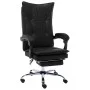 Silla de oficina de cuero sintético negra de vidaXL, Sillas de oficina - Ref: Foro24-20352, Precio: 179,29 €, Descuento: %