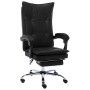 Silla de oficina de cuero sintético negra de vidaXL, Sillas de oficina - Ref: Foro24-20352, Precio: 181,84 €, Descuento: %