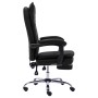 Silla de oficina de cuero sintético negra de vidaXL, Sillas de oficina - Ref: Foro24-20352, Precio: 181,84 €, Descuento: %