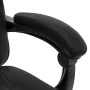 Silla de oficina de cuero sintético negra de vidaXL, Sillas de oficina - Ref: Foro24-20352, Precio: 179,29 €, Descuento: %