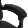 Silla de oficina de cuero sintético negra de vidaXL, Sillas de oficina - Ref: Foro24-20352, Precio: 181,84 €, Descuento: %