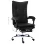 Silla de oficina de cuero sintético negra de vidaXL, Sillas de oficina - Ref: Foro24-20352, Precio: 179,29 €, Descuento: %