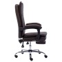 Silla de oficina de cuero sintético marrón de vidaXL, Sillas de oficina - Ref: Foro24-20353, Precio: 175,33 €, Descuento: %