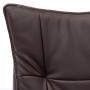 Silla de oficina de cuero sintético marrón de vidaXL, Sillas de oficina - Ref: Foro24-20353, Precio: 175,33 €, Descuento: %