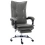 Silla de oficina de cuero sintético gris antracita de vidaXL, Sillas de oficina - Ref: Foro24-20354, Precio: 175,45 €, Descue...