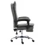 Silla de oficina de cuero sintético gris antracita de vidaXL, Sillas de oficina - Ref: Foro24-20354, Precio: 173,03 €, Descue...