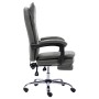 Silla de oficina de cuero sintético gris antracita de vidaXL, Sillas de oficina - Ref: Foro24-20354, Precio: 175,45 €, Descue...