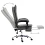 Silla de oficina de cuero sintético gris antracita de vidaXL, Sillas de oficina - Ref: Foro24-20354, Precio: 173,03 €, Descue...