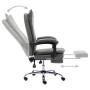 Silla de oficina de cuero sintético gris antracita de vidaXL, Sillas de oficina - Ref: Foro24-20354, Precio: 175,45 €, Descue...