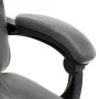 Silla de oficina de cuero sintético gris antracita de vidaXL, Sillas de oficina - Ref: Foro24-20354, Precio: 173,03 €, Descue...