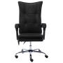 Silla de oficina de masaje de cuero sintético negra de vidaXL, Sillas de oficina - Ref: Foro24-20356, Precio: 210,69 €, Descu...
