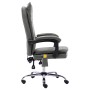 Silla de oficina de masaje de cuero sintético gris antracita de vidaXL, Sillas de oficina - Ref: Foro24-20358, Precio: 200,33...