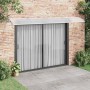 Marquesina puerta policarbonato gris y transparente 400x75 cm en Toldos | Comprar online en Foru.es